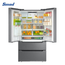 French Side by Side Door Fridge Refrigerator with Ice Maker for Home